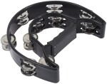 Cega Double Row Tambourine Black