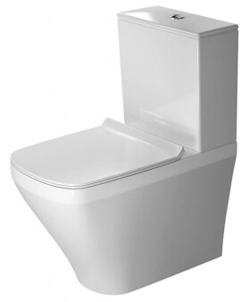 DURAVIT - DuraStyle WC kombi mísa, s WonderGliss, bílá 21550900001