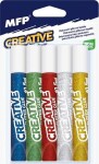 Lepidlo glitrové 5ks 10,5ml na kartě 10x17cm