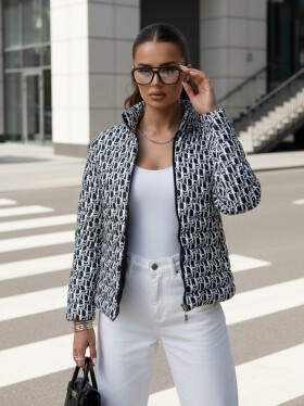 Dámská přechodná krátká prošívaná bunda MY DEAR černá FashionStreet TY4505 L