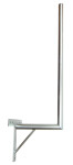 Anténní držák 35cm na zeď se vzpěrou, trubka 42/2mm, výška 96cm žár.
