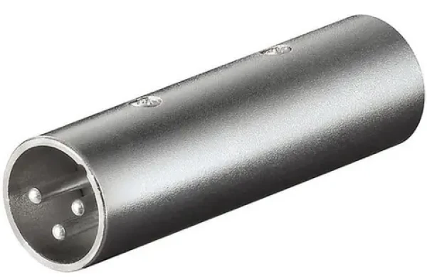 MicroConnect XLR spojka XLR (M) - XLR (M) šedá (27460-MC)