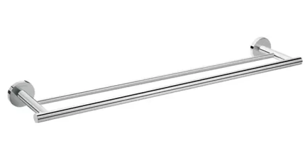 Hansgrohe Držák na ručník 60 cm chrom / Držák na ručník / Dvouramenný / Mosaz / nástěnná montáž (41712000)