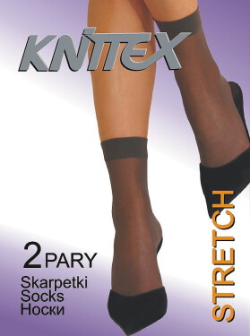 Dámské silonkové ponožky Knittex Stretch A'2 nero univerzální