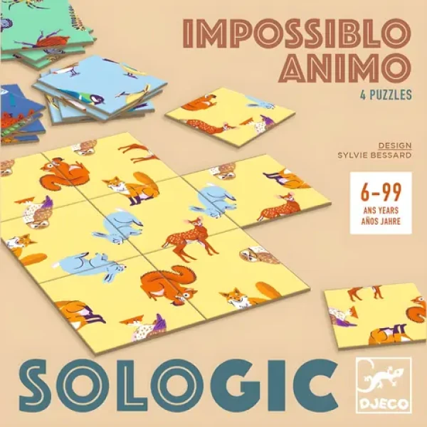 DJECO Logická hra Sologic Impossiblo Zvířata