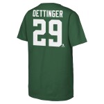 Outerstuff Dětské tričko Jake Oettinger #29 Dallas Stars NHL Flat Name & Number Short Sleeve Cotton Velikost: Dětské M (136 – 152)