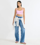 Sloggi ZERO Feel Bliss Top - PINK - SLOGGI PINK - SLOGGI FLORAL PINK S