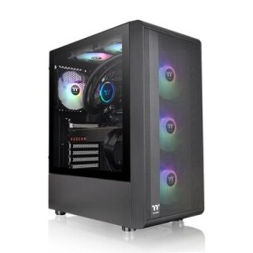 Thermaltake S200 TG Black / ATX / 2x USB 3.0 / bez zdroje / průhledná bočnice (CA-1X2-00M1WN-00)