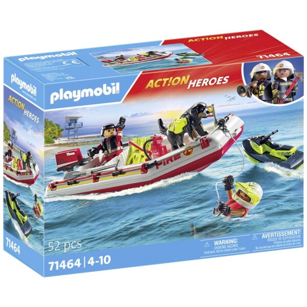 Playmobil® 71464 Hasičský člun vodním skútrem