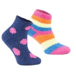 Ponožky dívčí FLUFFY - 2pack, Pidilidi, PD0144-01, holka - 31-34