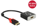 DeLock aktivní adaptér Displayport 1.2 samec HDMI samice 4K 60 Hz (62734-DE)