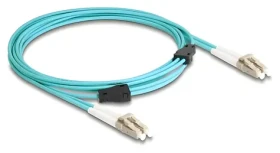 Delock LC-LC OM3 Duplex 3m / Optický kabel / Kovová armatura / LSZH (87909)