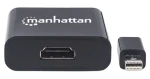 Manhattan Mini DisplayPort - HDMI černá / Adaptér / Aktivní / 4K 60 Hz / HDCP 2.2 (152570)