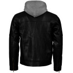 Pánská Kožená Bunda Tristan Quinc Brixton Černá Velikost: M