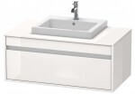 DURAVIT - Ketho Umyvadlová skříňka 43x100x55 cm, 1 zásuvka, lesklá bílá KT679502222