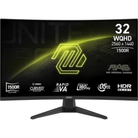 31.5" MSI MAG 321CQFDE E18 černá / 2560 x 1440 / VA / 16:9 / 0.5ms / 3000:1 / 300cd-m2 / HDMI + DP / VESA (9S6-3DE04T-002)