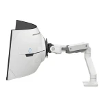 ERGOTRON HX Desk Monitor Arm VHD Pivot bílá / Rameno pro 1 zakřivený monitor / 1000R / nosnost 17 kg (45-693-216)