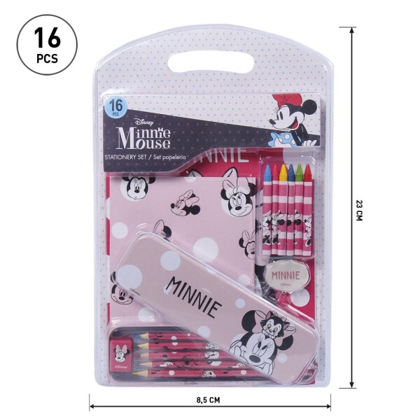 CERDÁ LIFE'S LITTLE MOMENTS Cerdá, 2100003562, sada školních pomůcek, myška Minnie, 16 ks