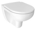 GEBERIT KOMBIFIXBasic vč. bílého tlačítka DELTA 21 + WC JIKA LYRA PLUS RIMLESS + SEDÁTKO DURAPLAST SLOWCLOSE 110.100.00.1 21BI LY2