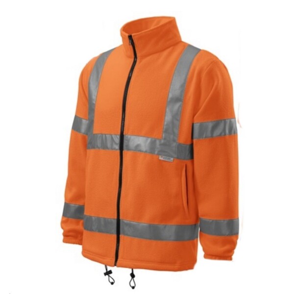 HV FLEECE POLAR JACKET reflexní mikina 5v1 oranžová