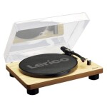 Lenco LS-50 hnědá / Gramofon / 33 45 78 RPM / USB-A / předzesilovač / repro (LS-50WD)