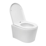 Wc s prkénkem softclose závěsné SAT Brevis bílé vírové SATBRE010RTORP SATBRE010RTORP