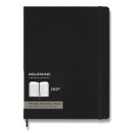 Diář MOLESKINE 2027 vertik.týden tvrdý PRO černýXL