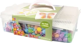 PLAYBOX Kloboučková mozaika Pastel / Mozaika / 250 dílků / 6 motivů / kufřík (2472390)