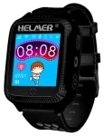HELMER LK 707 černá / Dětské chytré hodinky / 1.44" / 240 x 240 / GPS lokátor / fotoaparát / SIM / IP54 (Helmer LK 707 BK)