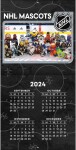 JF Turner Kalendář NHL Mascots 2025 Wall Calendar