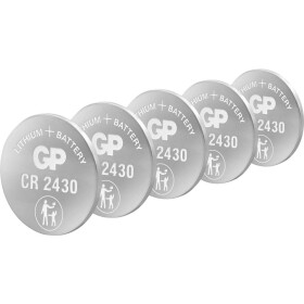 GP Batteries knoflíkový článek CR 2430 3 V 5 ks lithiová GPCR2430-7C5 - GP CR2430 5ks 1042243015
