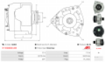 Alternátor MERCEDES-BENZ E-Class (W210, S210) 2.0–3.0 D/Turbo-D