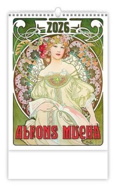 Kalendář nástěnný 2026 - Alfons Mucha