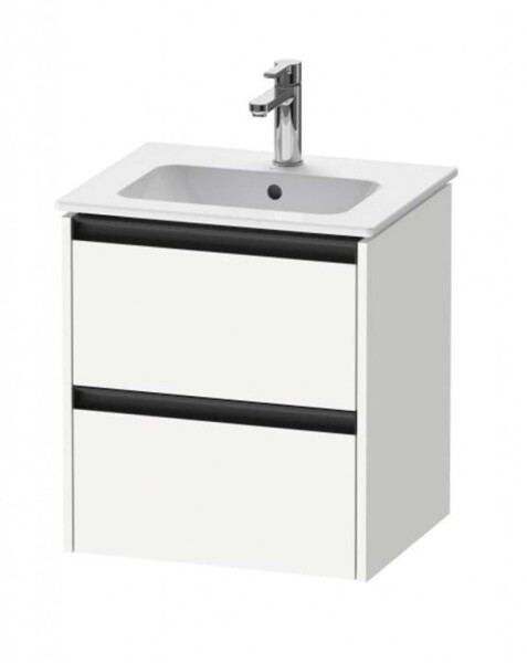 DURAVIT - Ketho.2 Umyvadlová skříňka 55x51x42 cm, 2 zásuvky, matná bílá K25261018180000