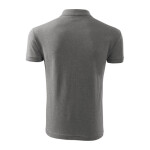 Pánské tričko Pique Polo Free (tmavě šedý melír) XL
