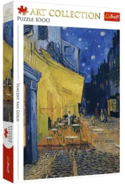 Puzzle Art Collection: Terasa kavárny v noci 1000 dílků