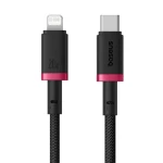 Baseus Dura (P10377800U01-01) Rychlonabíjecí kabel USB-C/Lightning 20W 1m černo-šedá (P10377800U01-01)