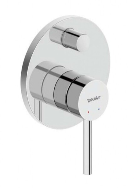 DURAVIT - Circle Baterie pod omítku, pro 2 spotřebiče, s tělesem, chrom CE4210008010