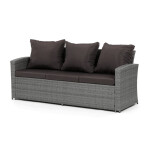 Zahradní sestava, polyratan, šedá, AZ-F1911 GREY