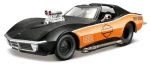 Maisto Harley-Davidson Custom 1970 Chevrolet Corvette černo-oranžová
