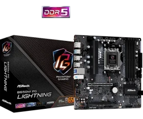 ASRock B650M PG LIGHTNING / B650 / AM5 / 4x DDR5 / 1x 2.5GLAN / mATX (90-MXBMV0-A0UAYZ)