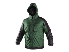 Canis CXS IRVINE Pánská bunda zimní - zelená 3XL 121000151097