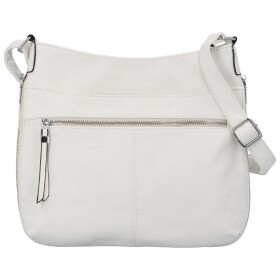 Stylová dámská koženková crossbody kabelka Folomija, bílá