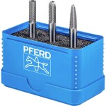 PFERD 21214183 frézovací kolík tvrdokov Špičatý kužel Délka 41 mm Vnější Ø 3 mm Pracovní délka 11 mm Ø hřídele 3 mm 1 ks