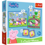 Puzzle Prasátko Pepa 2v1 + pexeso