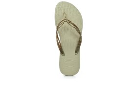 Havaianas Flash Sweet beige straw pantofle