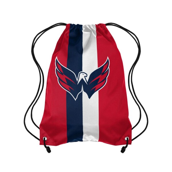 Vak Washington Capitals NHL FOCO Team Stripe Drawstring Backpack