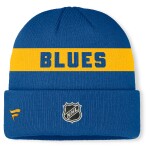 Fanatics Pánská zimní čepice St. Louis Blues NHL Authentic Pro A/Cap Cuffed Beanie
