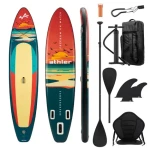 Athler Nafukovací Paddleboard SUP Zander 350cm oranžová / příslušenství / Max. nosnost 180kg (5900415031215)