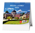 Stolní kalendář 2026 Baloušek IDEÁL - Hrady a zámky